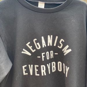 Vegan Sweatshirt Unisex Tagged incorrectly. Size L